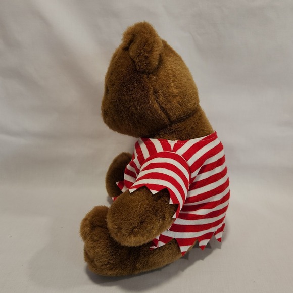 BUILD-A-BEAR Brown Teddy Bear Vintage 1997 Classic Plush Sitting EUC BAB Striped - Picture 2 of 8